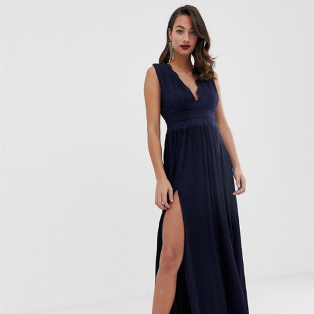 Navy Formal Maxi Dress